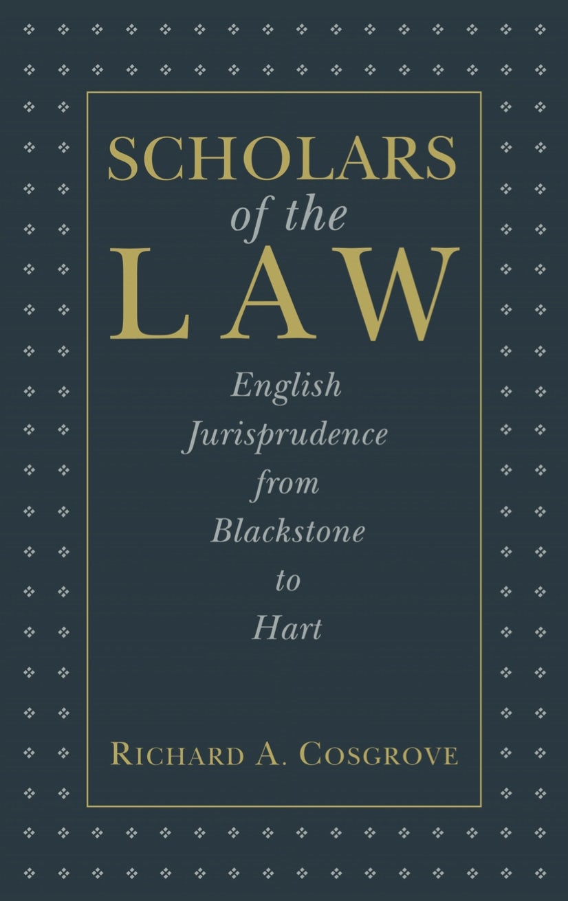 【中古】 Scholars of the Law: English Jurisprudence from Blackstone to Hart/NEW YORK UNIV PR/Richard A. Cosgrove Scholars of the Law