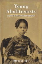Young Abolitionists Historical photo of a young Black girl sitting in a chair.