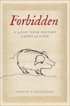 Forbidden A rough, abstract sketch of a pig on a beige background.